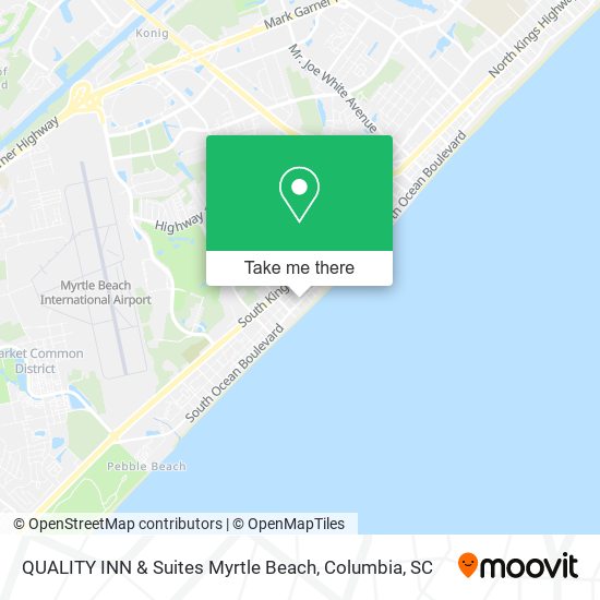 QUALITY INN & Suites Myrtle Beach map