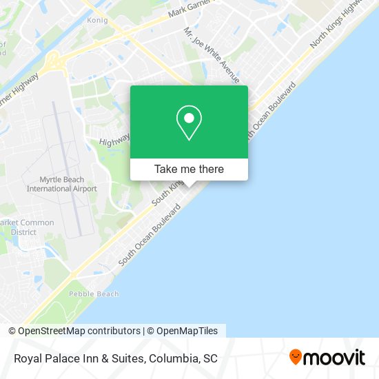 Royal Palace Inn & Suites map