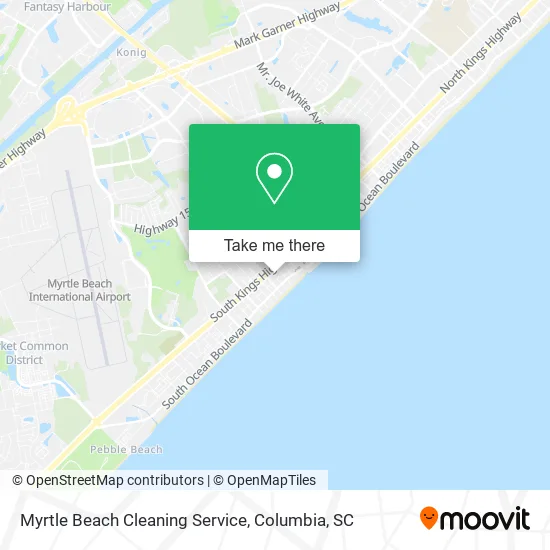 Myrtle Beach Cleaning Service map