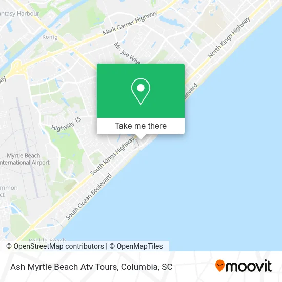 Ash Myrtle Beach Atv Tours map