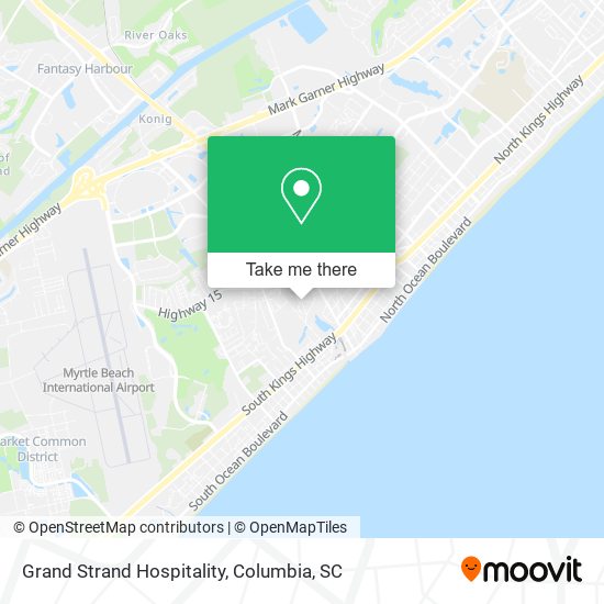 Grand Strand Hospitality map