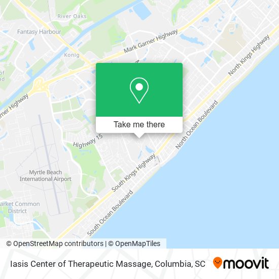 Iasis Center of Therapeutic Massage map