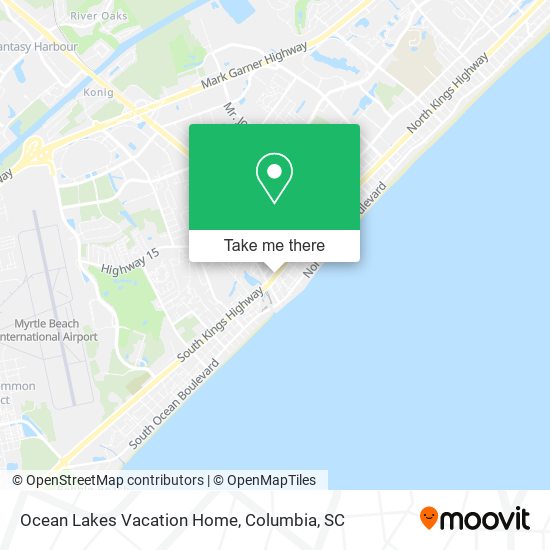 Ocean Lakes Vacation Home map