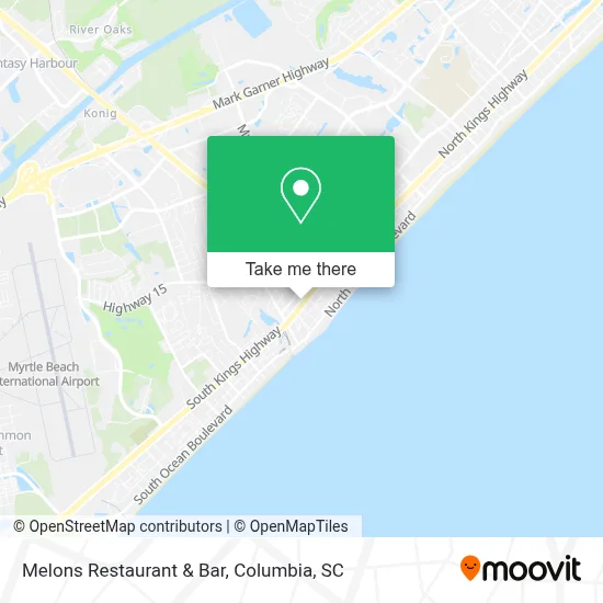Melons Restaurant & Bar map