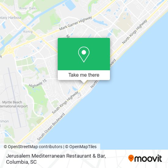 Jerusalem Mediterranean Restaurant & Bar map