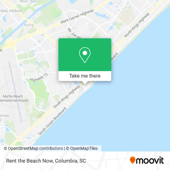 Rent the Beach Now map