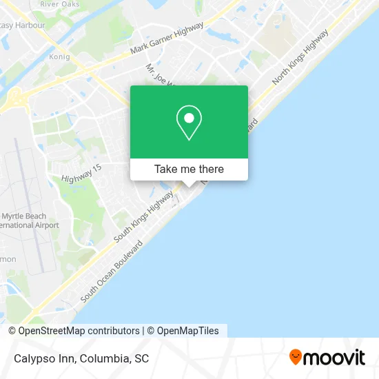 Calypso Inn map