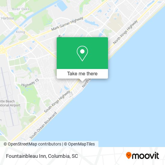 Mapa de Fountainbleau Inn