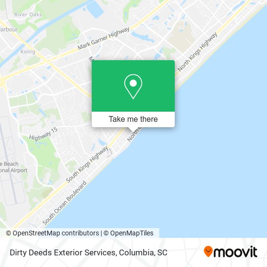 Dirty Deeds Exterior Services map