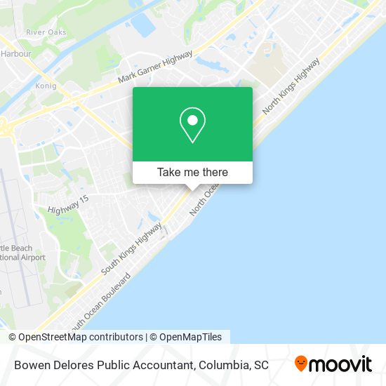 Mapa de Bowen Delores Public Accountant