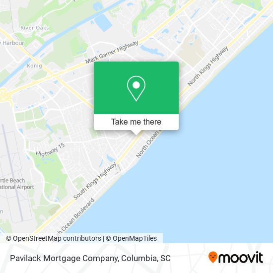 Pavilack Mortgage Company map