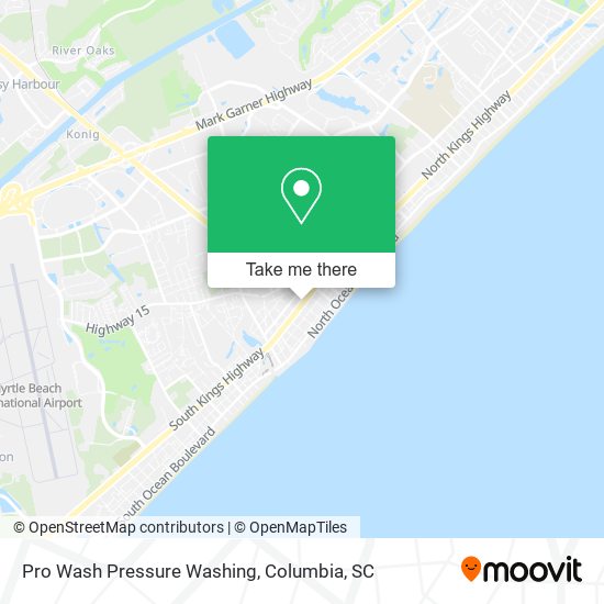 Mapa de Pro Wash Pressure Washing