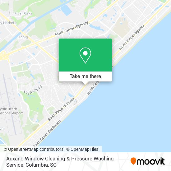 Auxano Window Cleaning & Pressure Washing Service map