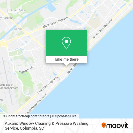 Auxano Window Cleaning & Pressure Washing Service map