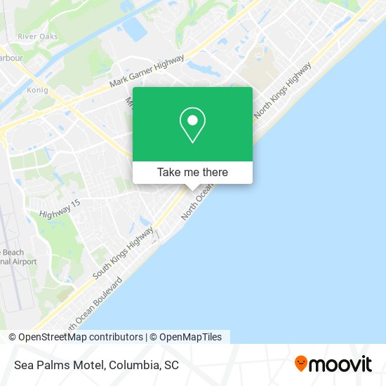 Sea Palms Motel map