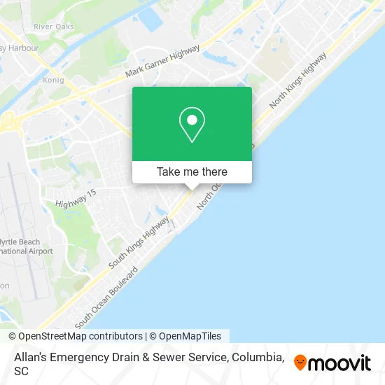 Mapa de Allan's Emergency Drain & Sewer Service