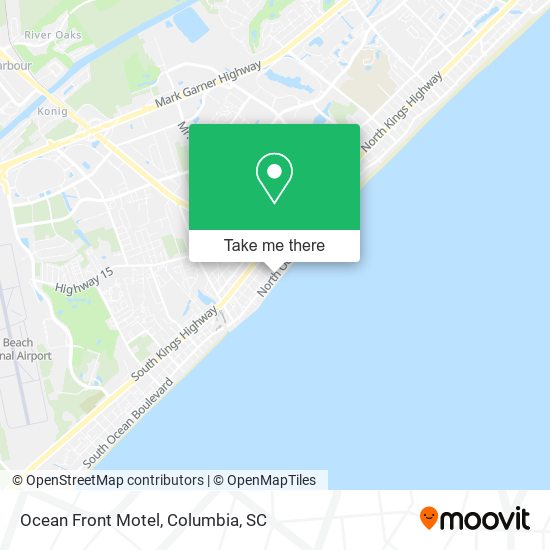 Ocean Front Motel map