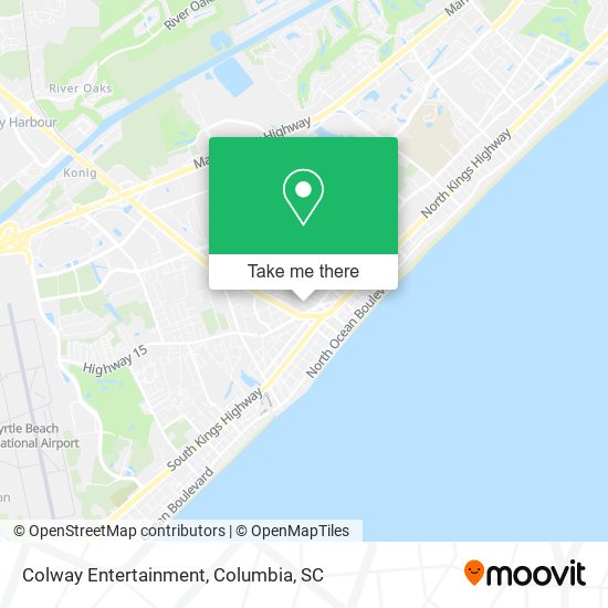 Colway Entertainment map