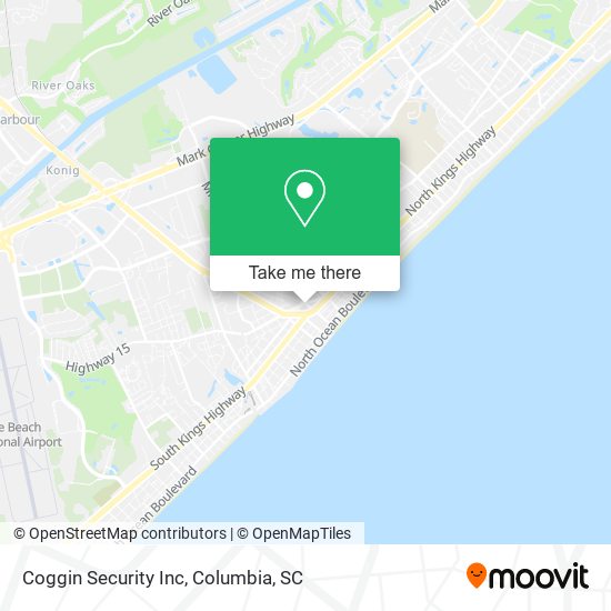 Coggin Security Inc map