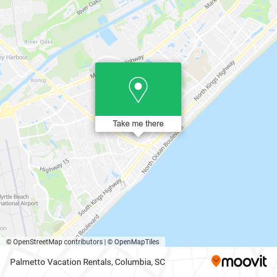 Mapa de Palmetto Vacation Rentals