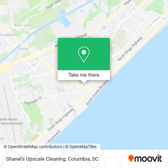 Shanel's Upscale Cleaning map