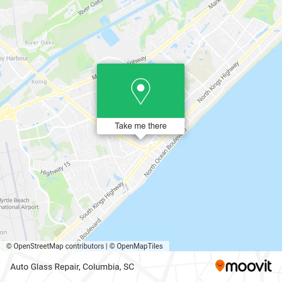 Auto Glass Repair map