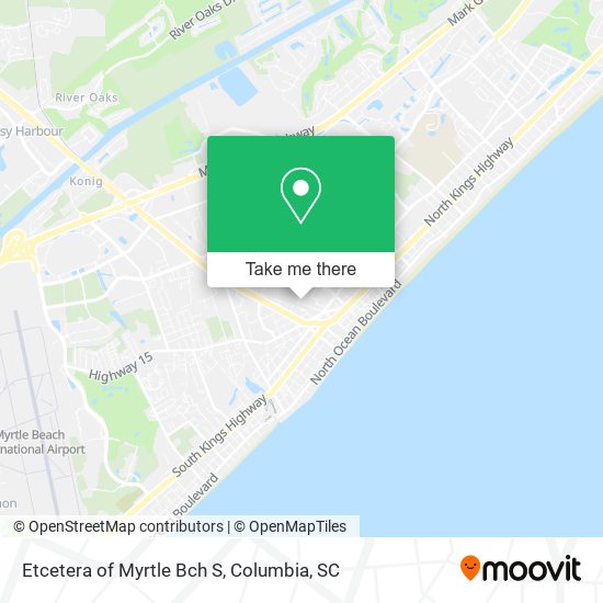 Etcetera of Myrtle Bch S map
