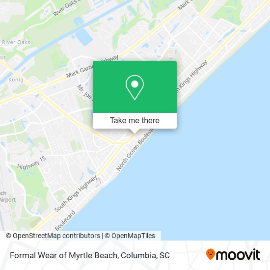 Mapa de Formal Wear of Myrtle Beach