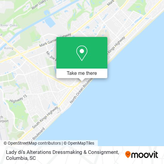 Mapa de Lady di's Alterations Dressmaking & Consignment