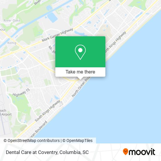 Dental Care at Coventry map