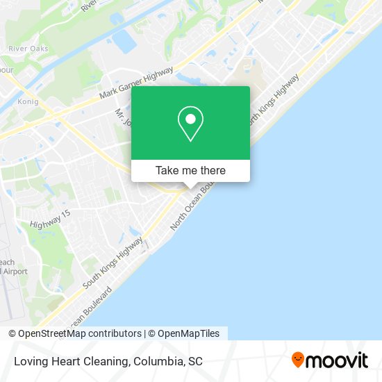 Loving Heart Cleaning map