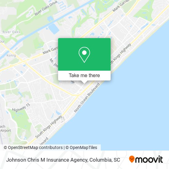 Johnson Chris M Insurance Agency map