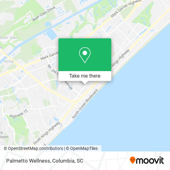 Mapa de Palmetto Wellness