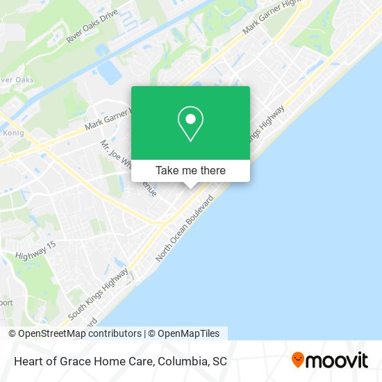 Heart of Grace Home Care map