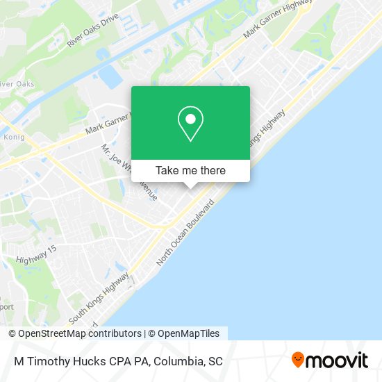 Mapa de M Timothy Hucks CPA PA