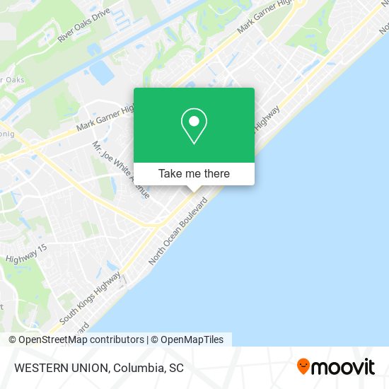 Mapa de WESTERN UNION