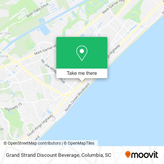 Grand Strand Discount Beverage map