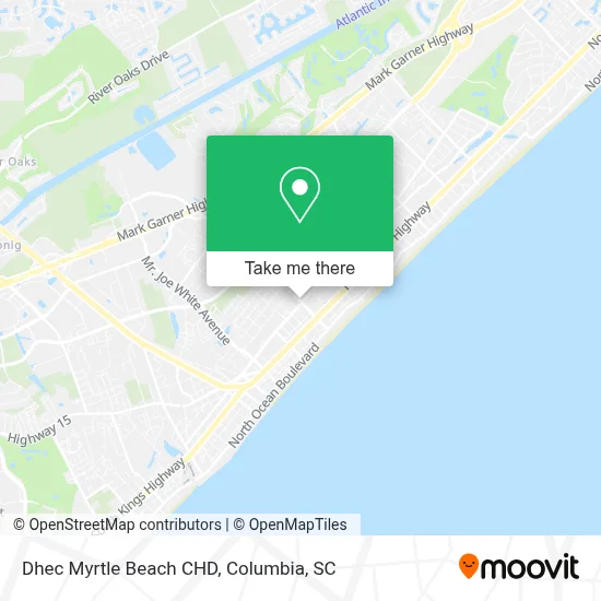 Dhec Myrtle Beach CHD map