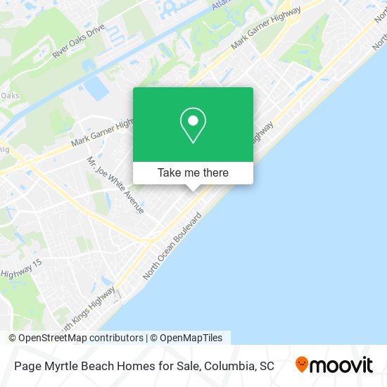 Page Myrtle Beach Homes for Sale map