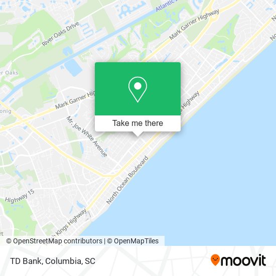 TD Bank map