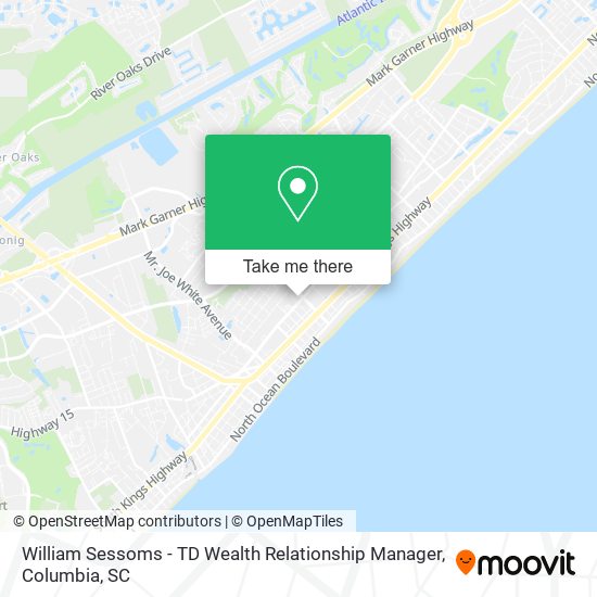 William Sessoms - TD Wealth Relationship Manager map