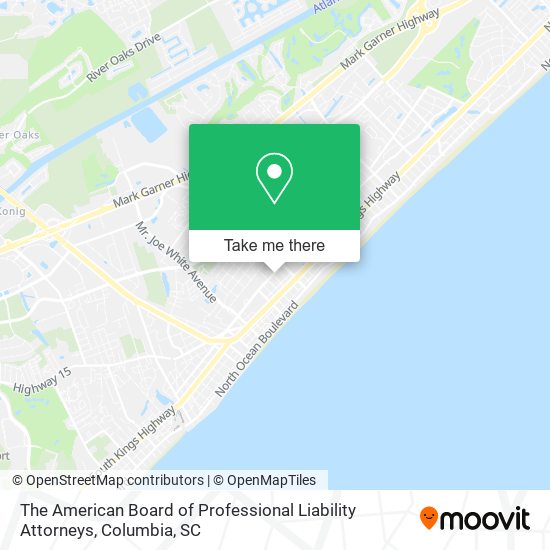 The American Board of Professional Liability Attorneys map