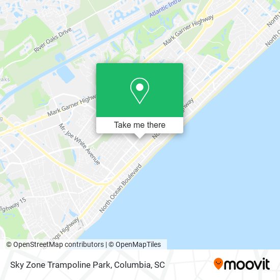 Mapa de Sky Zone Trampoline Park