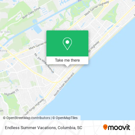 Endless Summer Vacations map