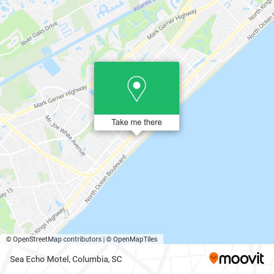 Sea Echo Motel map