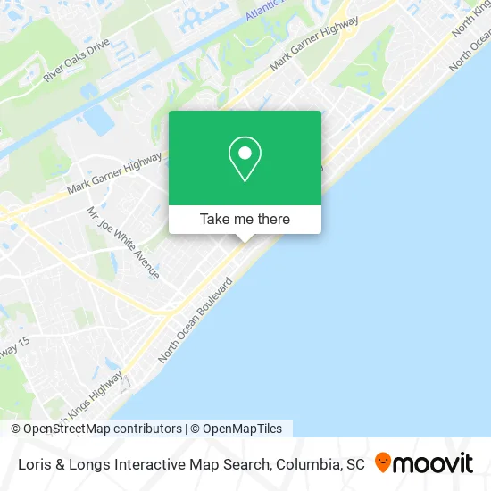 Loris & Longs Interactive Map Search map