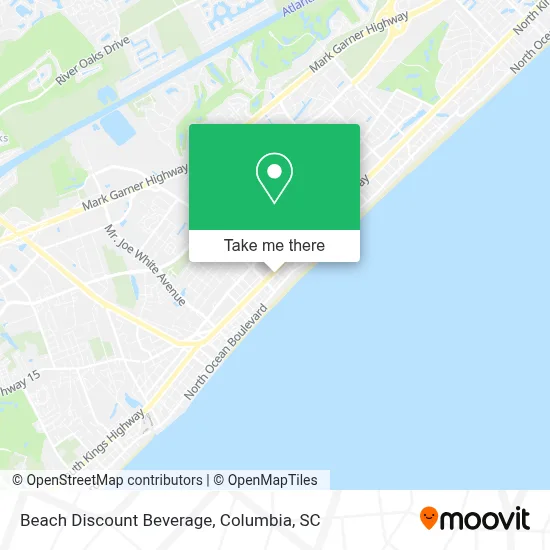 Beach Discount Beverage map