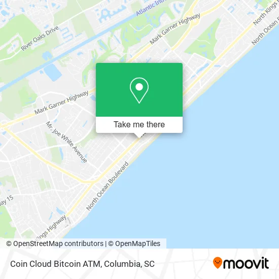 Coin Cloud Bitcoin ATM map