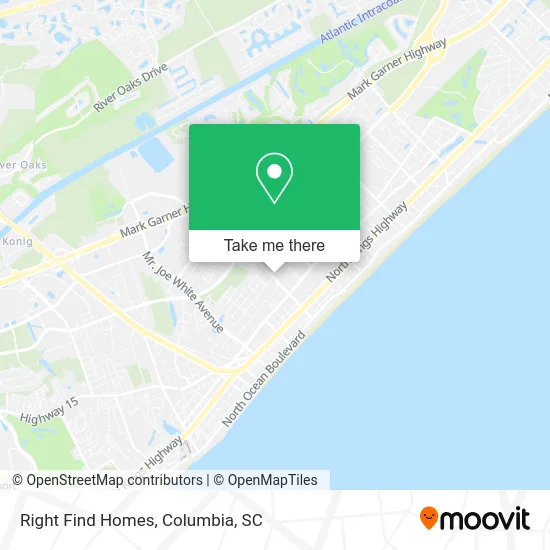 Right Find Homes map