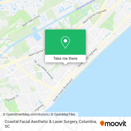 Mapa de Coastal Facial Aesthetic & Laser Surgery